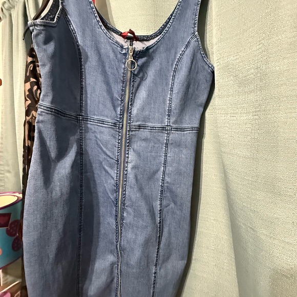 Guess Light Blue Denim Dress - Picture 1 of 4